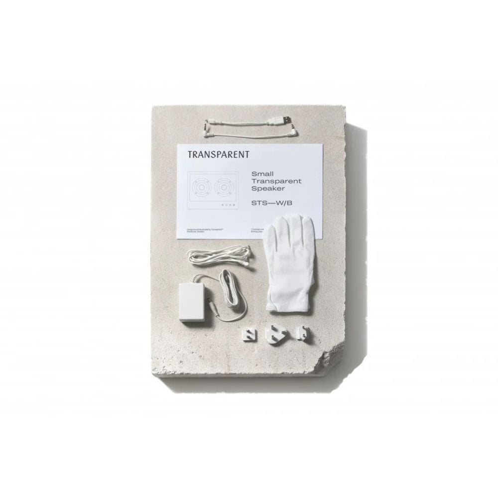 Small Transparent Speaker - 白色